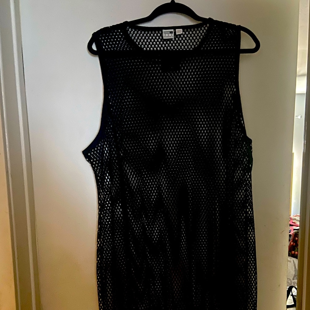 Adidas mesh cover up dress